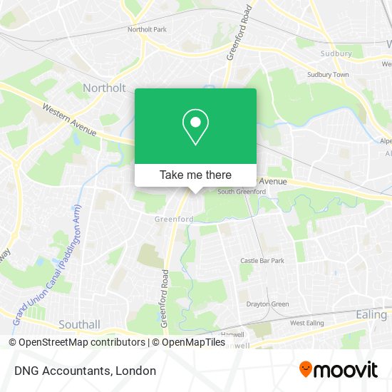 DNG Accountants map
