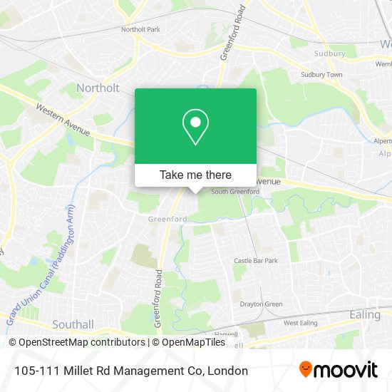 105-111 Millet Rd Management Co map