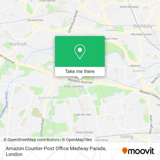 Amazon Counter-Post Office Medway Parade map