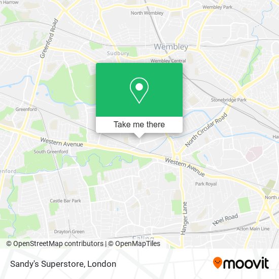 Sandy's Superstore map