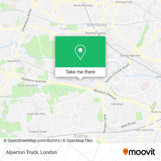 Alperton Truck map