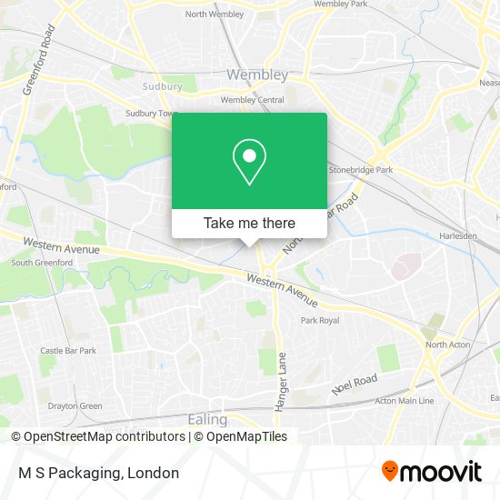 M S Packaging map