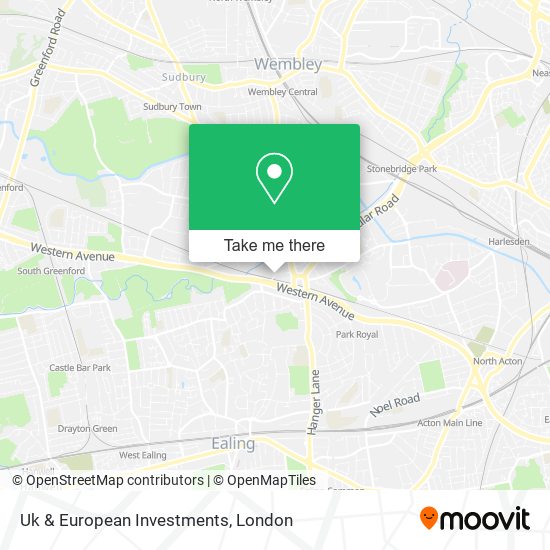 Uk & European Investments map