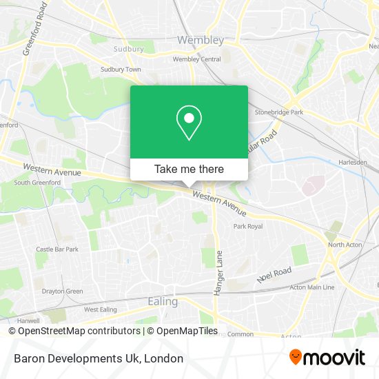 Baron Developments Uk map