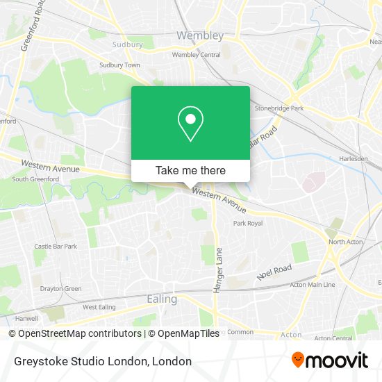 Greystoke Studio London map