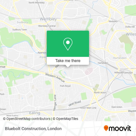 Bluebolt Construction map