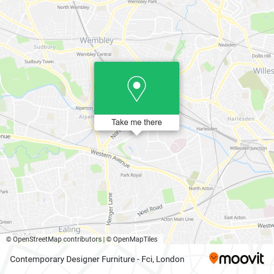 Contemporary Designer Furniture - Fci map