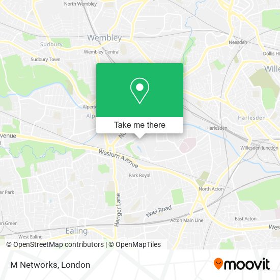 M Networks map