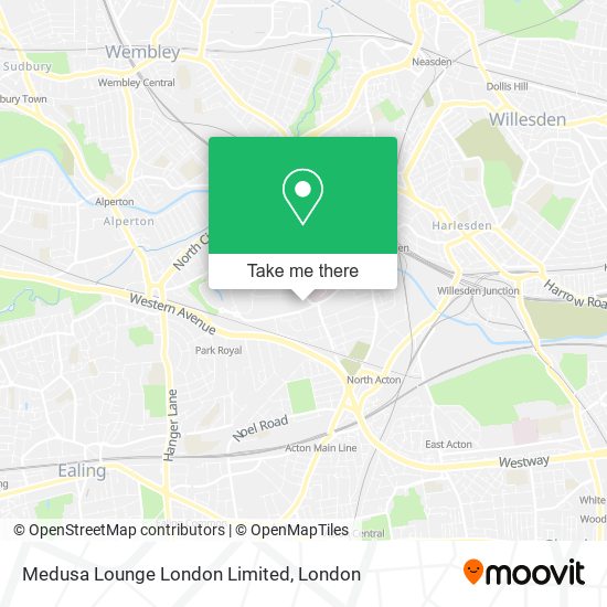 Medusa Lounge London Limited map