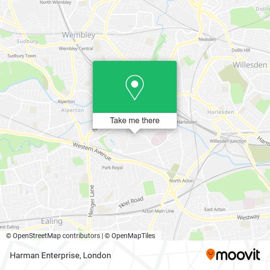 Harman Enterprise map