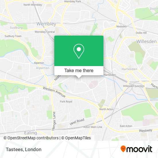 Tastees map