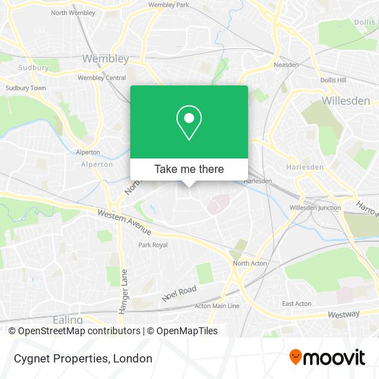 Cygnet Properties map