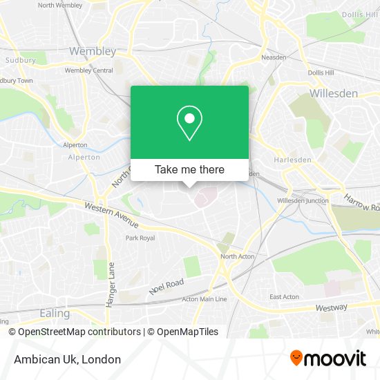 Ambican Uk map
