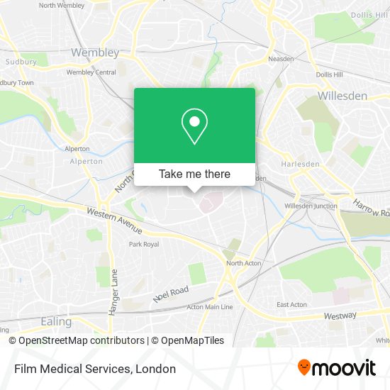 Film Medical Services map