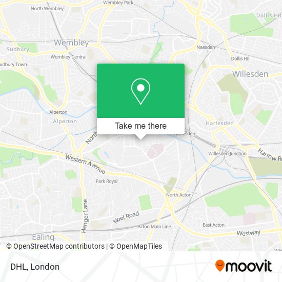 DHL map