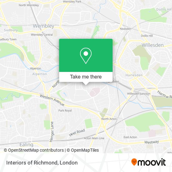 Interiors of Richmond map