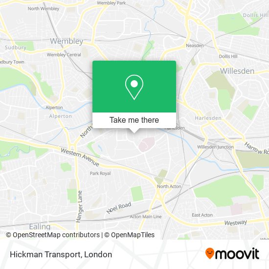 Hickman Transport map
