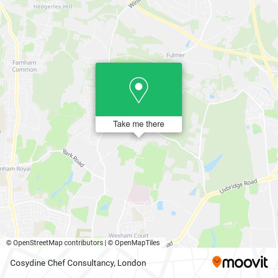 Cosydine Chef Consultancy map