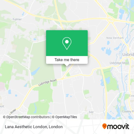 Lana Aesthetic London map