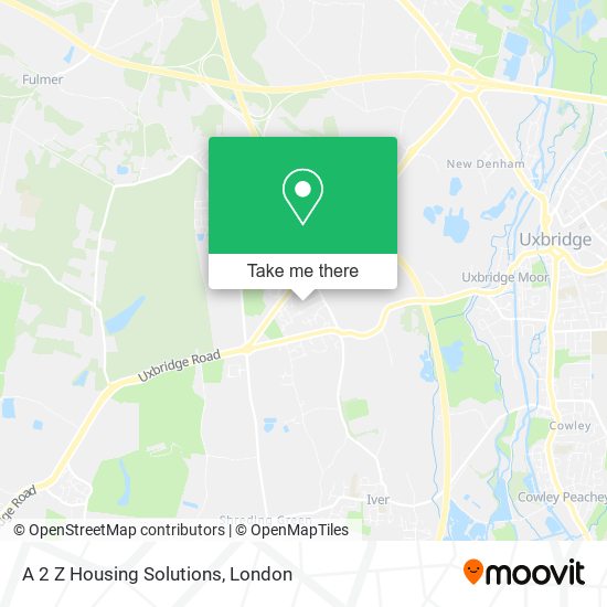 A 2 Z Housing Solutions map