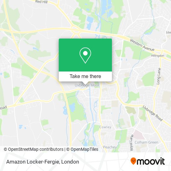 Amazon Locker-Fergie map