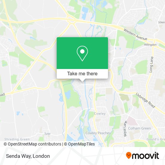 Senda Way map