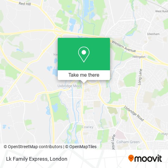 Lk Family Express map