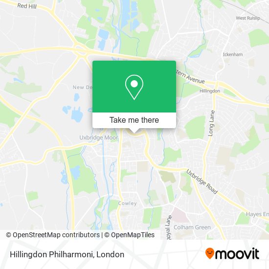 Hillingdon Philharmoni map