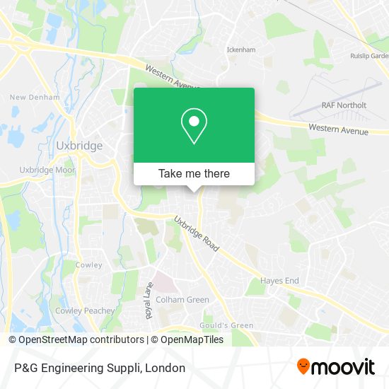 P&G Engineering Suppli map