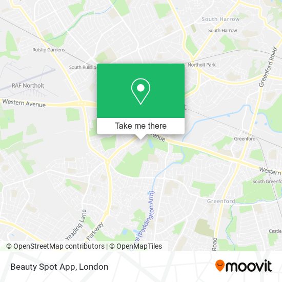Beauty Spot App map