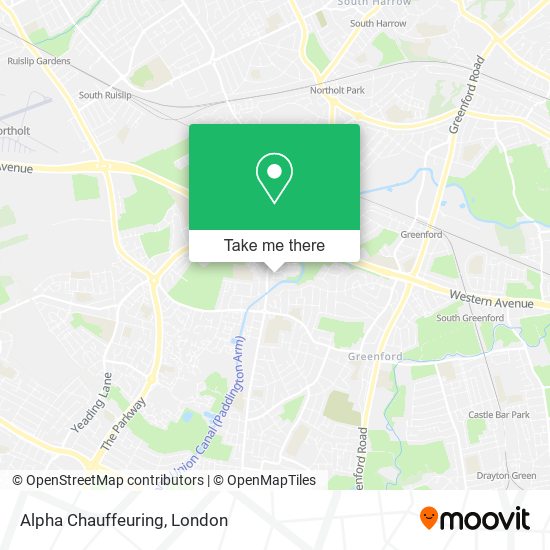 Alpha Chauffeuring map