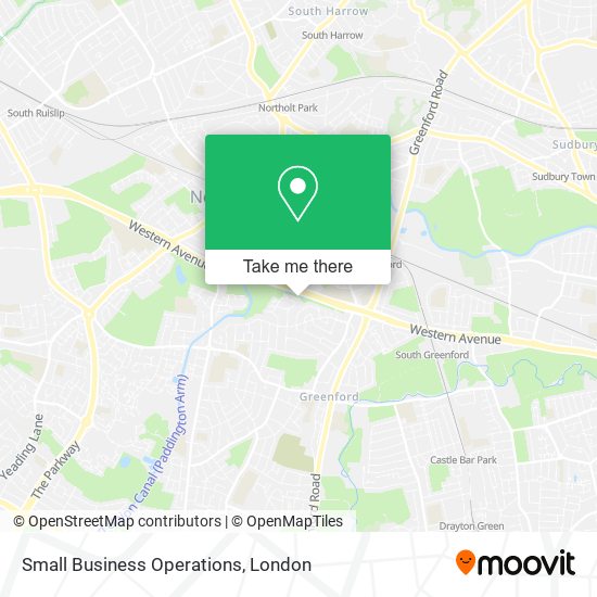 Small Business Operations map