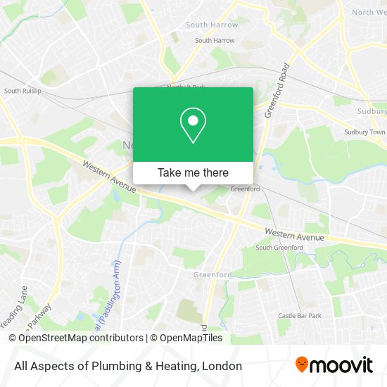 All Aspects of Plumbing & Heating map