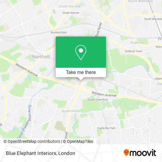 Blue Elephant Interiors map