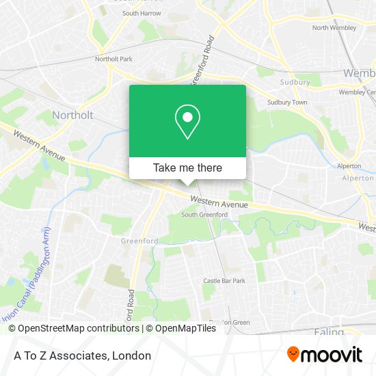 A To Z Associates map