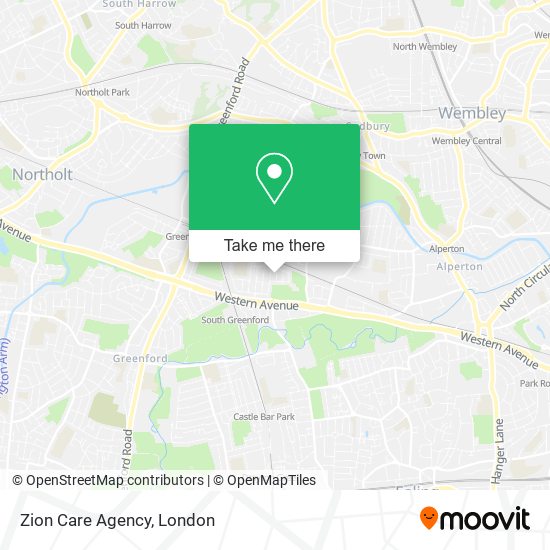 Zion Care Agency map
