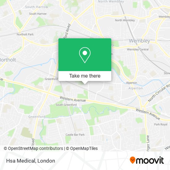 Hsa Medical map