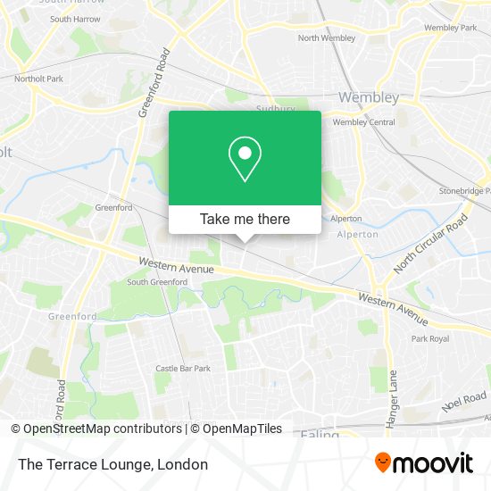 The Terrace Lounge map