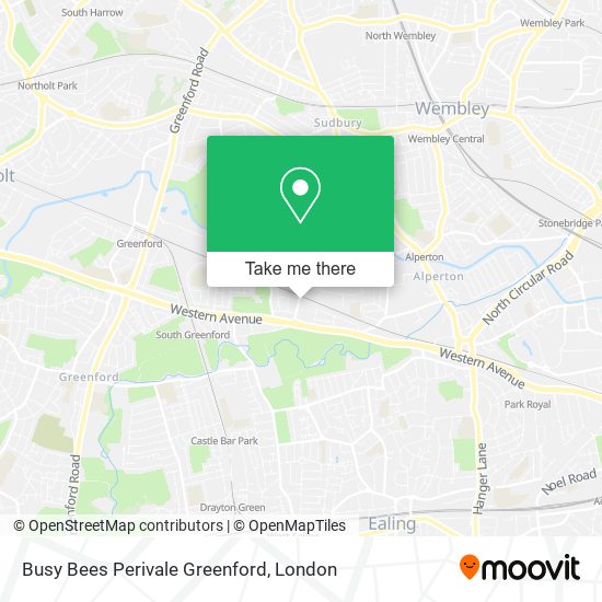 Busy Bees Perivale Greenford map