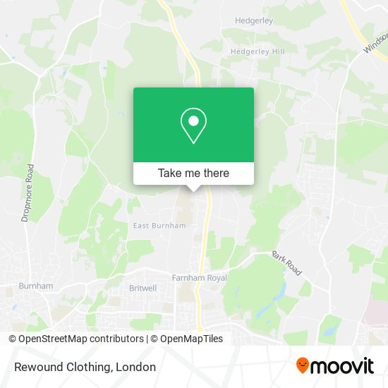 Rewound Clothing map