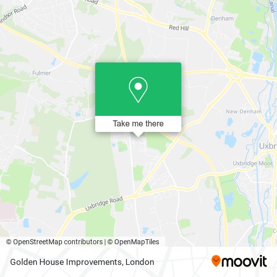 Golden House Improvements map