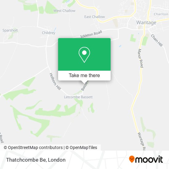 Thatchcombe Be map