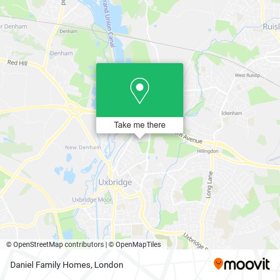 Daniel Family Homes map