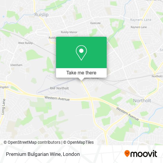 Premium Bulgarian Wine map
