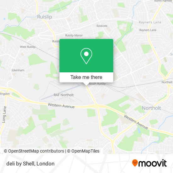 deli by Shell map