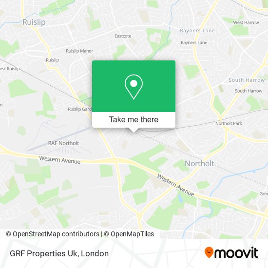GRF Properties Uk map