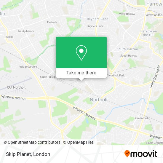 Skip Planet map