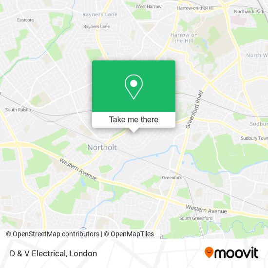 D & V Electrical map