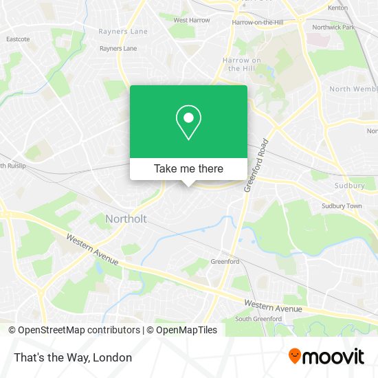 That's the Way map