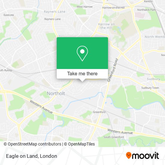 Eagle on Land map